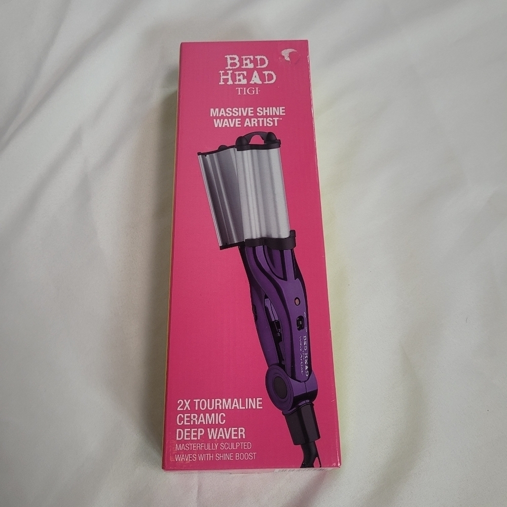 NIB Bead Head TIGI Tourmaline Ceramic Deep Waver Massive Shine Wave Artist